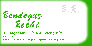bendeguz rethi business card